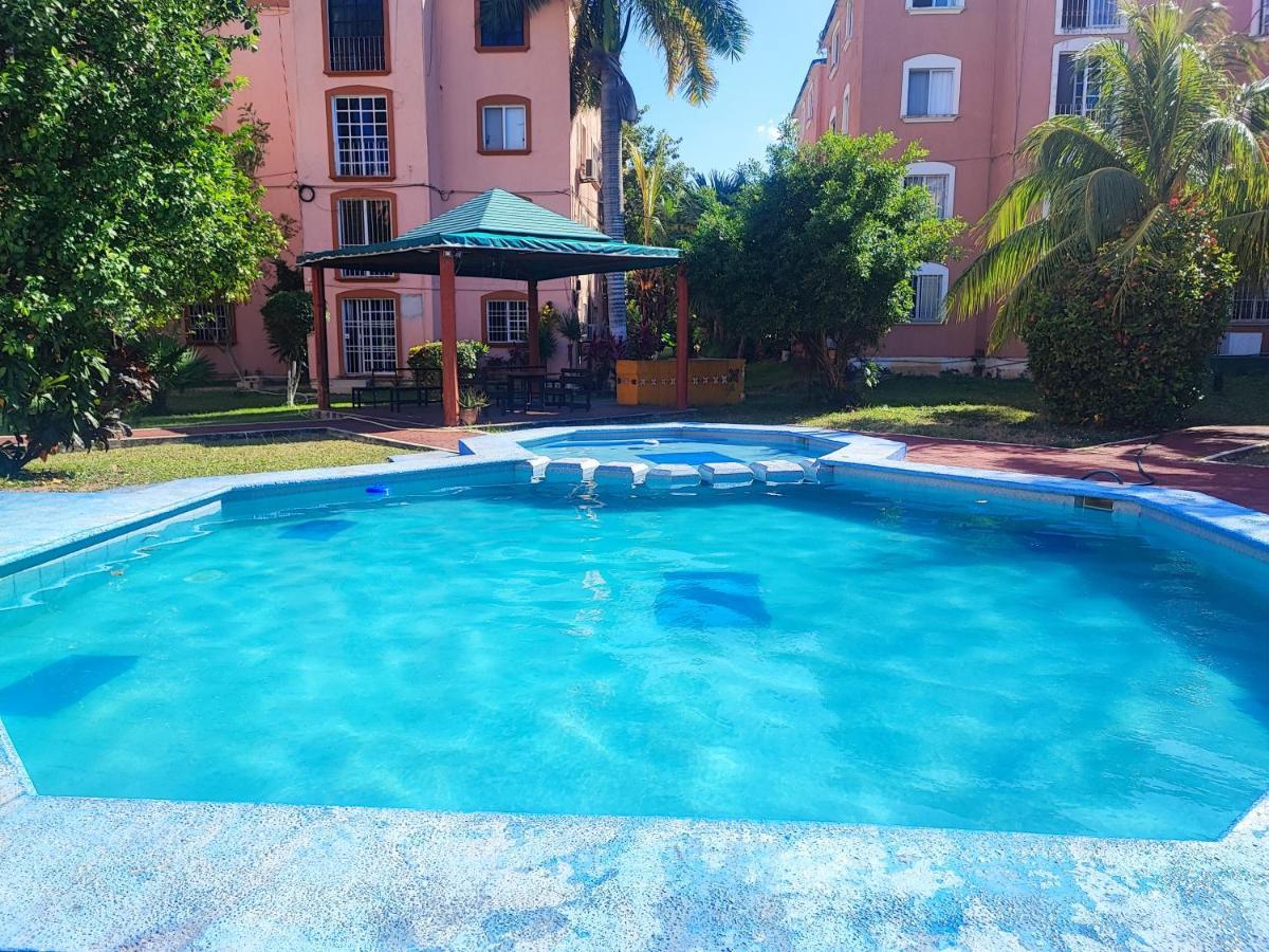 Apartamento RESIDENCIAL CALIFORNIA 4 personas Cancún Exterior foto